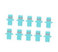 KOMBIUDA 10pcs Lc Lc Duplex Fiber Optic Couplers High Precision Adapters for Optical Communication Systems Lan Catv and Telecommunication Networks Low Insertion Loss