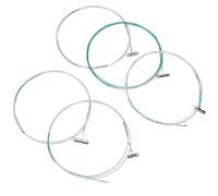 KOMBIUDA 10pcs Multifunctional Guzheng Replacement Strings for Chinese Guzheng Metal Material with Convenient Replacement and Short Remaining Sound for Family and Friends