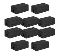 KOMBIUDA 10pcs Plastic Junction Box for LED Controller Wiring Weather-resistant Electronic Enclosure Case with Efficient Cord Management for Indoor and Outdoor Electronics Projects