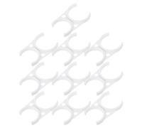 KOMBIUDA 10pcs Plastic Water Purifier Filter Clips Stable Fixation Accessories for External Cartridge Smooth Surface Easy to Use for Water Filter Sink and Pipe Installation