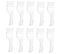 KOMBIUDA 10pcs Portable Toothbrush Head Covers Travel-Friendly Protective Caps for Toothbrush Heads Dust Reusable for Outdoor and Camping Use