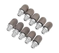 KOMBIUDA 10pcs Replacement Stylus Tips Conductive Fiber Pen with Stylus Tip Compact Lightweight Aluminum Caps for Touchscreens Document Editing and Projects