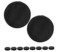 KOMBIUDA 10pcs Round Piggy Bank Stopper Plugs PVC Leakproof Sealing Covers for Money Saving Boxes Secure Coin Bank Bottom Replacement Caps for Adults