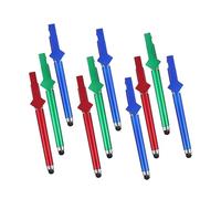 KOMBIUDA 10Pcs Scratch Resistant Touchscreen Pens Versatile and Delicate Tablet Stylus with Disc Tip for Phones and Tablets Convenient Mobile Stand Feature Random Color