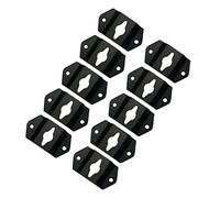 KOMBIUDA 10pcs Small Speaker Hook Iron Hanging Connector Bracket for Sound Box Speaker Wall Hanging Hooks for Audio Hanger Plate for Home Theater Setup
