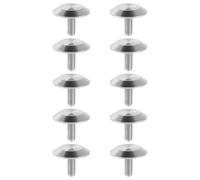 KOMBIUDA 10pcs Stainless Steel Tactile Paving Nails for Blind and Visually Impaired Individuals, Corrosion Resistant Non-slip Pathway Guide Studs with High Visibility for Airports and Urban