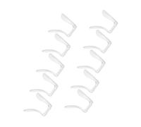 KOMBIUDA 10pcs U Shaped Eyeglass Nose Pads Replacement Skinfriendly Slip Saddles Bridge for Glasses Sunglasses Eyewear Comfortable Pressure Relief Nose Holders Stable Fit Easy Installation