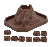 KOMBIUDA 10Pcs Volcano Model Kit for Educational Eruption Simulation Enhance Learning Hands Skills for Home Experiments