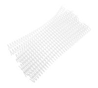 KOMBIUDA 10pcs White Plastic Binding Spirals 16mm Spiral Coils Paper Sheet Binding Coils with Resilient Design and Easy Installation for Document Archival and Meeting Memos