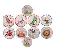 KOMBIUDA 10sheets Thermochromic Stickers for Potty Training Boys and Girls Toilet Targets Cartoon Pattern Reusable Potty Training Decals That Change Heat for Toddlers Learning