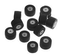 KOMBIUDA 12pcs Audio Recorder Pinch Roller Replacement Compact Bearing Roller Guide for Cassette Tape Machine Lightweight and Portable Repair for Personal Stereo and Radio