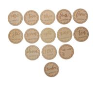KOMBIUDA 12pcs Cards Girl Growth Commemorative Cards for Monthly Photo Props for Capturing Precious Moments Personalised Keepsake for Parents