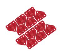 KOMBIUDA 12Pcs Fire Extinguisher Wall Mount Brackets Iron Wall Hook Holder Sturdy Wall-Mounted Fire Extinguisher Bracket Easy Installation Accessory