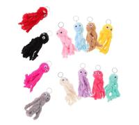 KOMBIUDA 12pcs Plush Octopus Keyring Soft Doll Hanging Ornament for Bags Backpacks Luggage Cute Animal Decoration for Friends All Ages