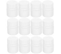 KOMBIUDA 12pcs Small Potion Bottles Hdpe Solid Bottles 30ml Medicine with Caps Lightweight Screw Cap Design Travel Toiletries Storage Organizer