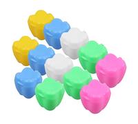KOMBIUDA 12pcs Tooth Keepsake Girl Tooth Holder for Storing Lost Box for Cherishing Childhood Memories