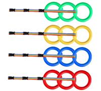 KOMBIUDA 12pcs Walking Rope for Outdoor Use Round Ring Handles and Cloth Material, Safety Wrist Leashes to Prevent Children from Getting Lost, for Kindergarten and Elementary Schools