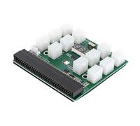 KOMBIUDA 12V Mining Power Supply Adapter Pin GPU Power Board for Multiple GPU Setup Supports Self Starting Digital Display Up to Lightweight Durable Design for Mining
