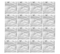 KOMBIUDA 150pcs Silver Foil Sheets for DIY Decoration and Art Craft, Easy to Use Foil Material with Artistic Flair, Can be Tailored to Fit Walls and Furniture for Elegant Home Decor