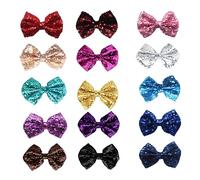 KOMBIUDA 15pcs Boys and Girls Hair Pin Accessories Bling Hair Clip for Baby Girls Children Headwear Hair Bows Set