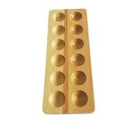 KOMBIUDA 1pc 12 Egg Tray Wood Bins Eggs Can Kitchen Cooker Cartons Freezer Pantry Dispenser Organizer Holder Egg Storage Container Bamboo