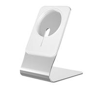 KOMBIUDA 1pc Aluminum Alloy Wireless Charger Bracket for Mobile Phones Compact and Durable Phone Charging Holder with Strong Load Bearing Capacity for Travel and Home Use