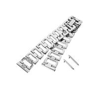 KOMBIUDA 1PC Bling Stainless Steel Watch Band for Watch Active Practical Replacement Strap Silver Metal Decor Easy to Install Fashionable for Family and Friends