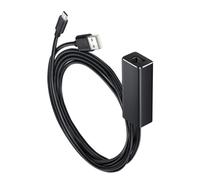 KOMBIUDA 1Pc Micro USB to Ethernet Adapter High Converter for Tv Monitor and Mbps Portable USB to Ethernet Adapter Durable and Practical Design Black