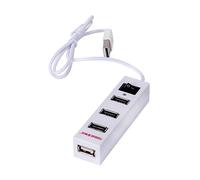 KOMBIUDA 1Pc Port USB Hub Adapter Compact Design with High Speed USB for Use Connect Multiple Devices Easily Durable Shell Random Color