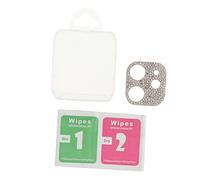 KOMBIUDA 1Pc Rhinestone Camera Lens Protector Frame for Sparkling Decor Easy Installation Protects Against Scratches Damage Compatible with Iphone Camera