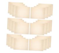 KOMBIUDA 1set Handmade Traditional Chinese Calligraphy Xuan Rice Paper Semi Ripe Antique Style Multipurpose Paper for Ink Writing Painting Practice with Rustic Hue 50pcs