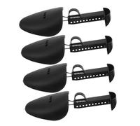 KOMBIUDA 2 Pairs Mens Shoe Tree Inserts Portable Leather Shoe Stretcher Crease Protector Boot Shaper Keeper Space Saving Support and Wrinkle Prevention