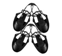KOMBIUDA 2 Pairs Steel Toe-Cap Safety Shoe Covers Unisex Protective Shoe Caps Non-Slip Wear-Resistant PVC Work Foot Covers for Construction Factory Industrial Use Black