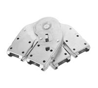 KOMBIUDA 2 Pcs Attic Ladder Hinge Replacement Kit Stainless Steel Multi-Position Folding Step Ladder Hinges Easy DIY Installation Metal Parts