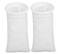 KOMBIUDA 2 Pcs Honeycomb Mesh Filter Socks for Aquarium Sump Cotton Filtration Media Bags Efficient Reusable Filter Accessories for Saltwater Fish Tanks