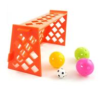 KOMBIUDA 2 Sets Mini Football Field Bird Soccer for Parrots Pet Training Intelligence Development Interactive Playground for Birds Random Color Random Color