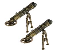 KOMBIUDA 2 Sets Mortar Launcher with Rocket Rounds Outdoor Militaries Playset for Boys Parent Interactive Game Teamwork and Motor Skill Development