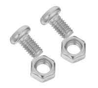 KOMBIUDA 2 Sets Pan Handle Repair Screws Pm5x10mm with M5 Nuts Stainless Steel for Saucepan and Soup Pot Strong Gripping Force Versatile Compatibility for Daily Repairs in Professional