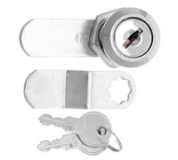 KOMBIUDA 2 Sets Zinc Alloy Cam Locks with Keys for Cabinets and Rv Storage Doors Secure Drawer Lock Replacement for Mailboxes Tool Boxes File Furniture Hardware Double Cam Design