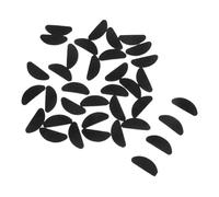 KOMBIUDA 20 Pairs Adhesive Nose Pads for Glasses Soft Black Silicone Slip Nose Bridge Cushions Comfortable Lightweight Eyewear Protective Covers for Sunglasses and Optical Frames