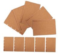 KOMBIUDA 20 Sets Paper Tab Dividers with Writable Tabs Kraft Paper Binder Dividers for Office School and Home Organization for Reports and Presentations
