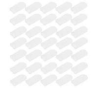 KOMBIUDA 200pcs Breathable Non-Woven Finger Cots Dual-Sided Pearl Pattern, Fingertip Protective Covers for Dog Teeth Cleaning, Pet Oral Care Finger Sleeves, Dry Dental Wipes for Pets