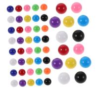 KOMBIUDA 200pcs Plastic Game Replacement Marbles Balls 12mm Solid Structure for Chinese Checkers and Marble Run, Supports Logical Thinking and Versatile Track Color Style
