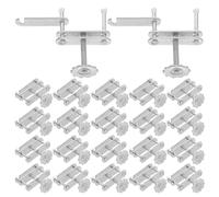 KOMBIUDA 20pcs Adjustable Swivel Spring Hose Clamps with Secure Flow Control for Laboratory Tubing Protective Water-Stop Pinch Clamps Compatible with Various Materials for Scientific