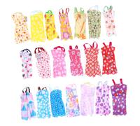 KOMBIUDA 20Pcs Doll Dress Up Clothes for Dolls Lightweight Outfits for Fun Dressing Game Accessories Christmas for Granddaughters