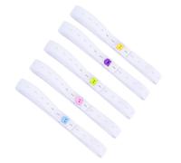 KOMBIUDA 20pcs Infant Diaper Strips and Elastic Fasteners Baby Diaper Tape Adjustable Fixing Belts with Button Closure for Newborn Safety Nappy Accessories (50cm Random Style