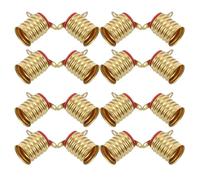 KOMBIUDA 20pcs Mini LED Bulb Socket Screw Base Holders for DIY Lighting Easy Installation Circuit Lamp Holders for Student Physics Experiments and Educational Projects Versatile Use in Home