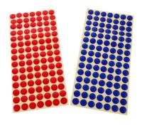 KOMBIUDA 210pcs Hot Cold Indicator Sign Stickers Faucet Labels for Kitchen Bathroom Sinks High Contrast Temperature Marking Easy Peel and Stick Cold Hot Tap Identification