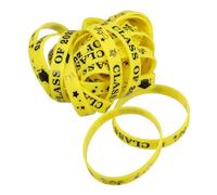 KOMBIUDA 24pcs Class of Silicone Wristbands Graduation Keepsake Bands for Events Party Favors for Students Teachers Memorable Accessories for Celebrating Achievements