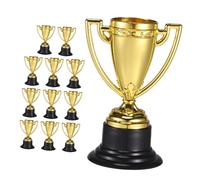 KOMBIUDA 25pcs Award Trophies Mini Plastic Prize Cups Lightweight for School Competitions Classroom Rewards Party Favors Bright Celebration Props